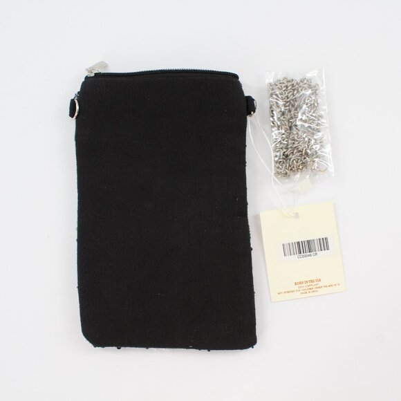 Kay Lee New York Green Tropical Beaded Cell Phone/Crossbody NWT Made ❤️ India - Picture 2 of 3